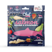 PRÓBKA Crocchette per cani Salmone, pastinaca e fragola 60g