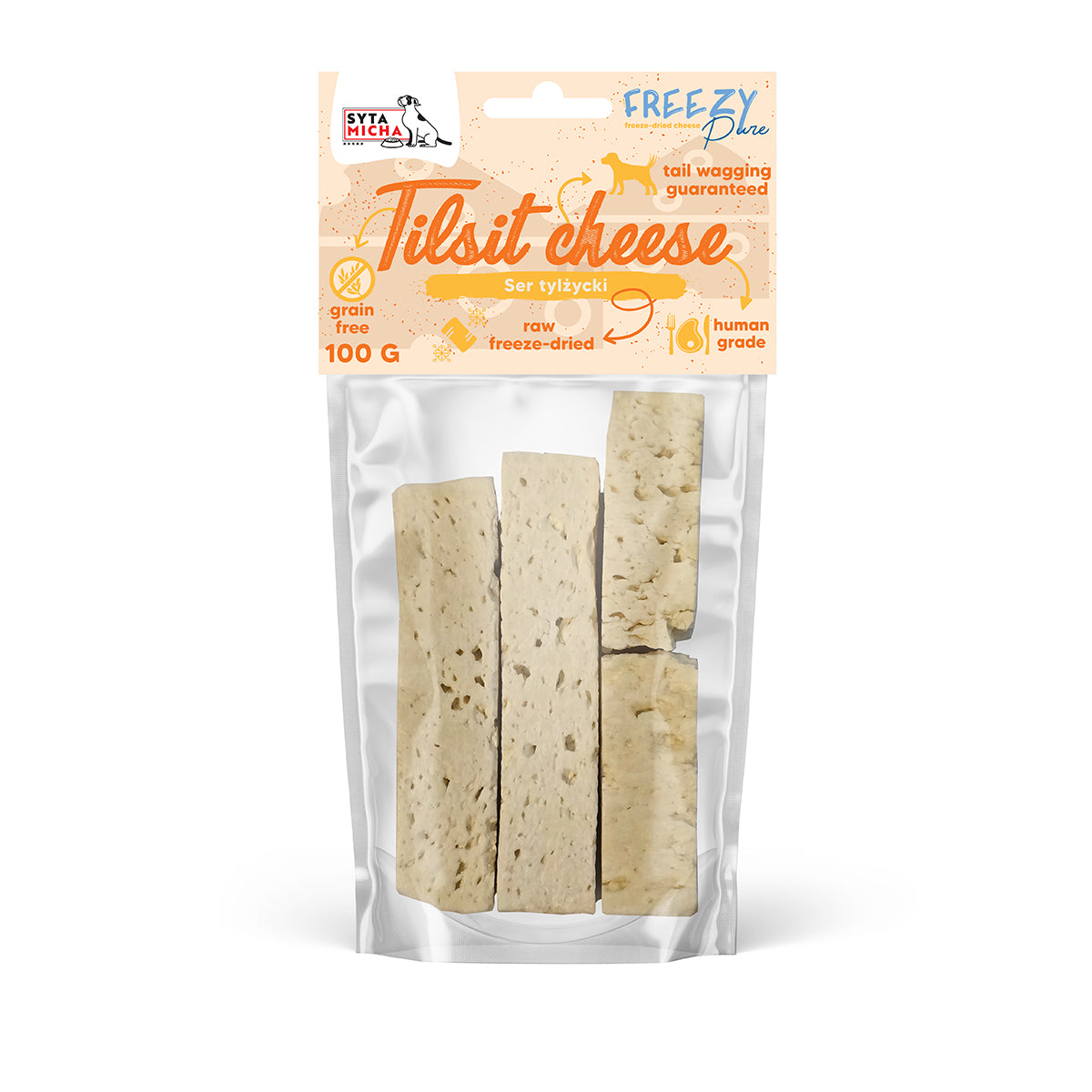 100% formaggio tylżycki liofilizzato per cani 100g FREEZY Pure