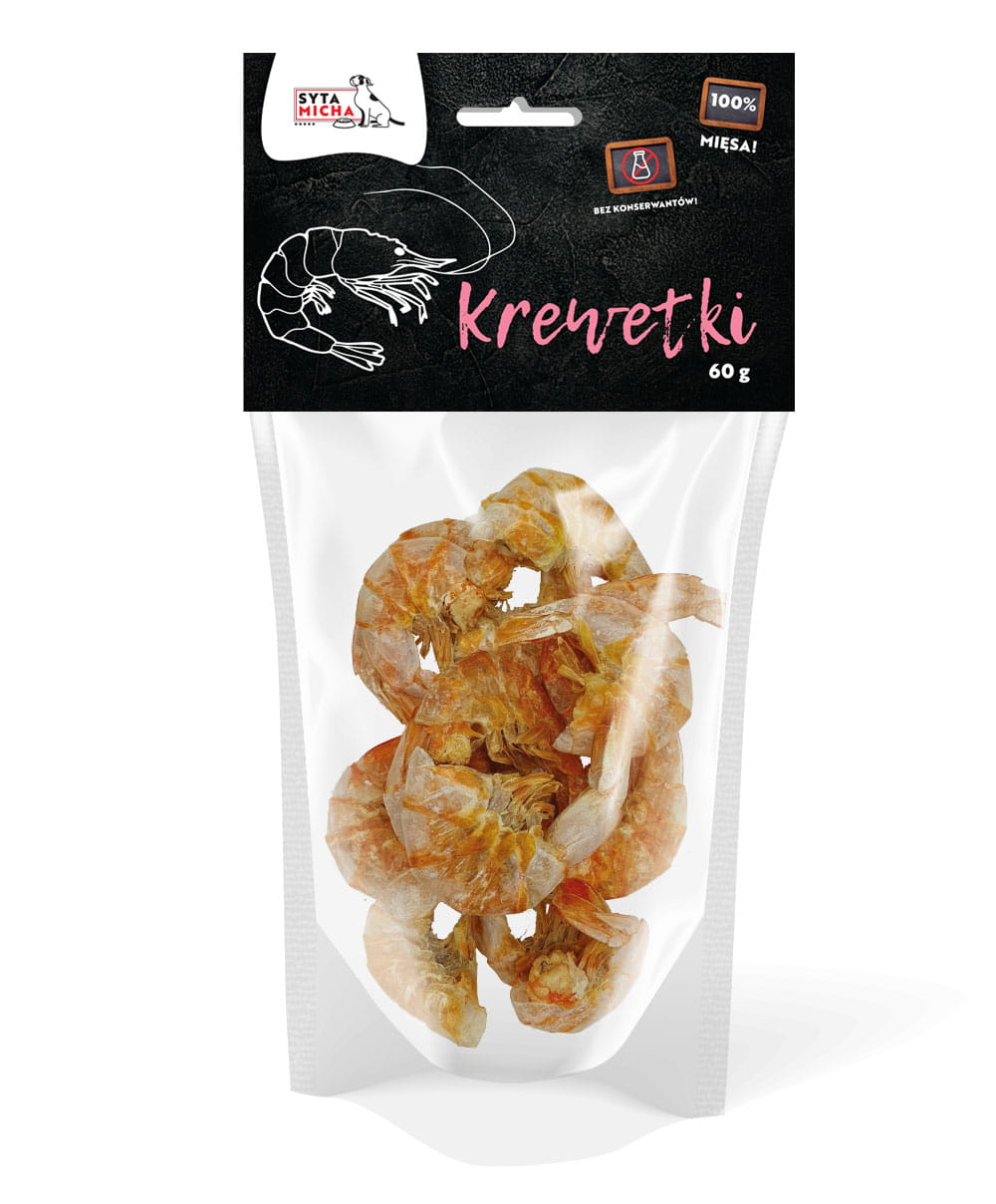 Szárított garnélarák kutyáknak 60g