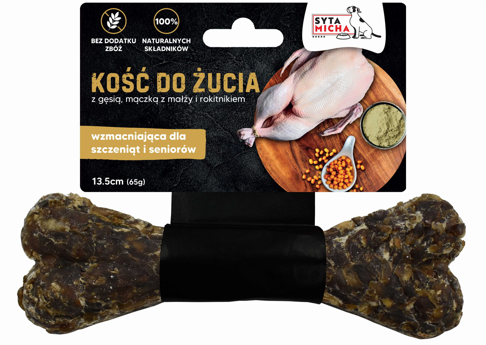 Osso da masticare rinforzante per cuccioli e anziani 13,5 cm