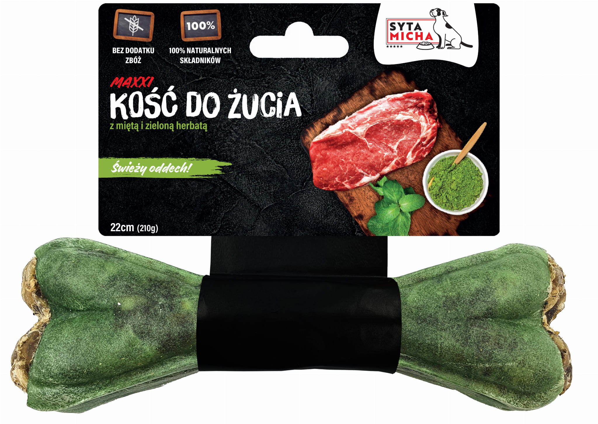 Osso da masticare per cani per un alito fresco 22cm MAXXI