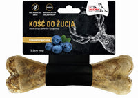 Osso da masticare per cani ipoallergenico cervo con bacche 13,5cm