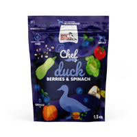 Cibo secco per cani Anatra, mirtilli e spinaci 1.5kg