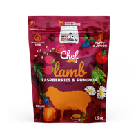 Cibo secco per cuccioli Agnello, lampone e zucca 1.5kg
