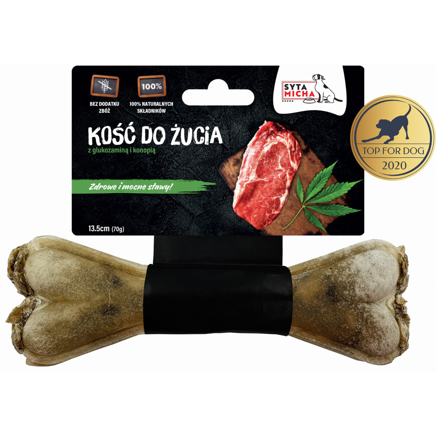 Kość do żucia dla psa na mocne stawy 13.5 cm