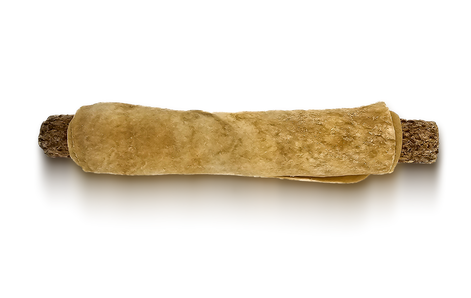 Hot Dog da masticare per cani - vegetale con papaya in pelle di pecora 2 pz.