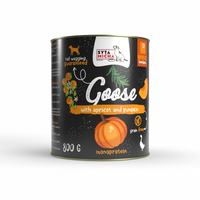 Karma mokra per cani anatra con albicocche e zucca 800g