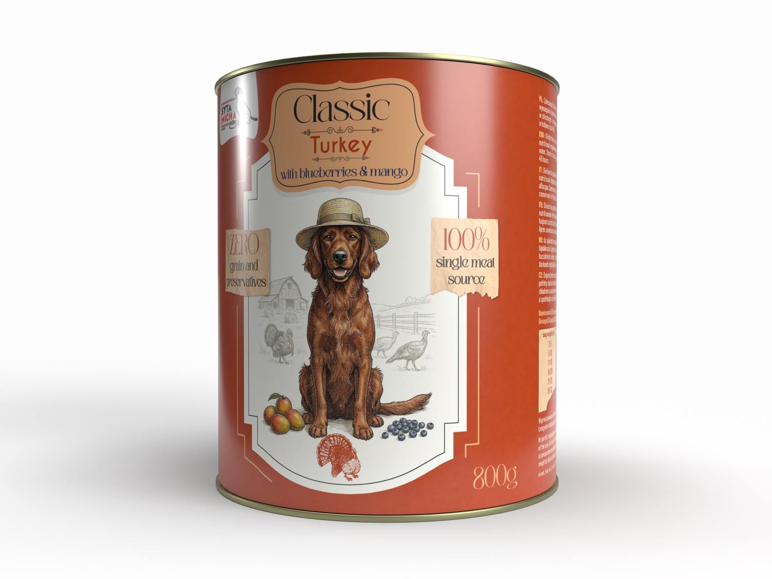 Classic indyk z mango 800g