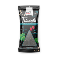 Triangolo da masticare per cani - merluzzo con cervo e spirulina 2 pz.