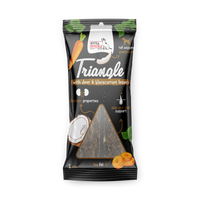 Triangolo da masticare per cani - cervo con cocco e foglie di ribes nero 2 pz.
