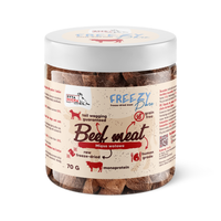 100% carne di manzo liofilizzata per cani 70g FREEZY Pure