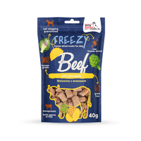 Snack liofilizzati per cani Manzo con ananas FREEZY 40g