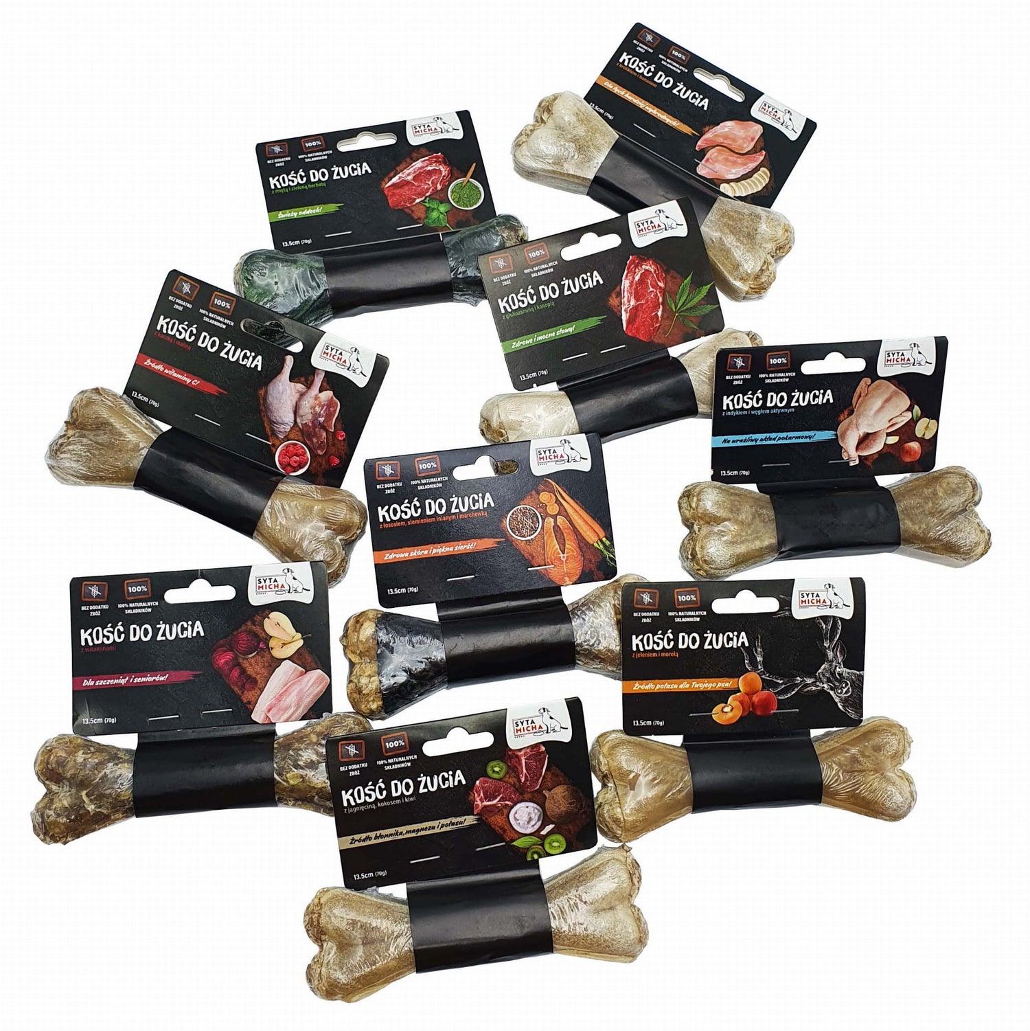 Rágócsont mix 9 db - 13,5 cm