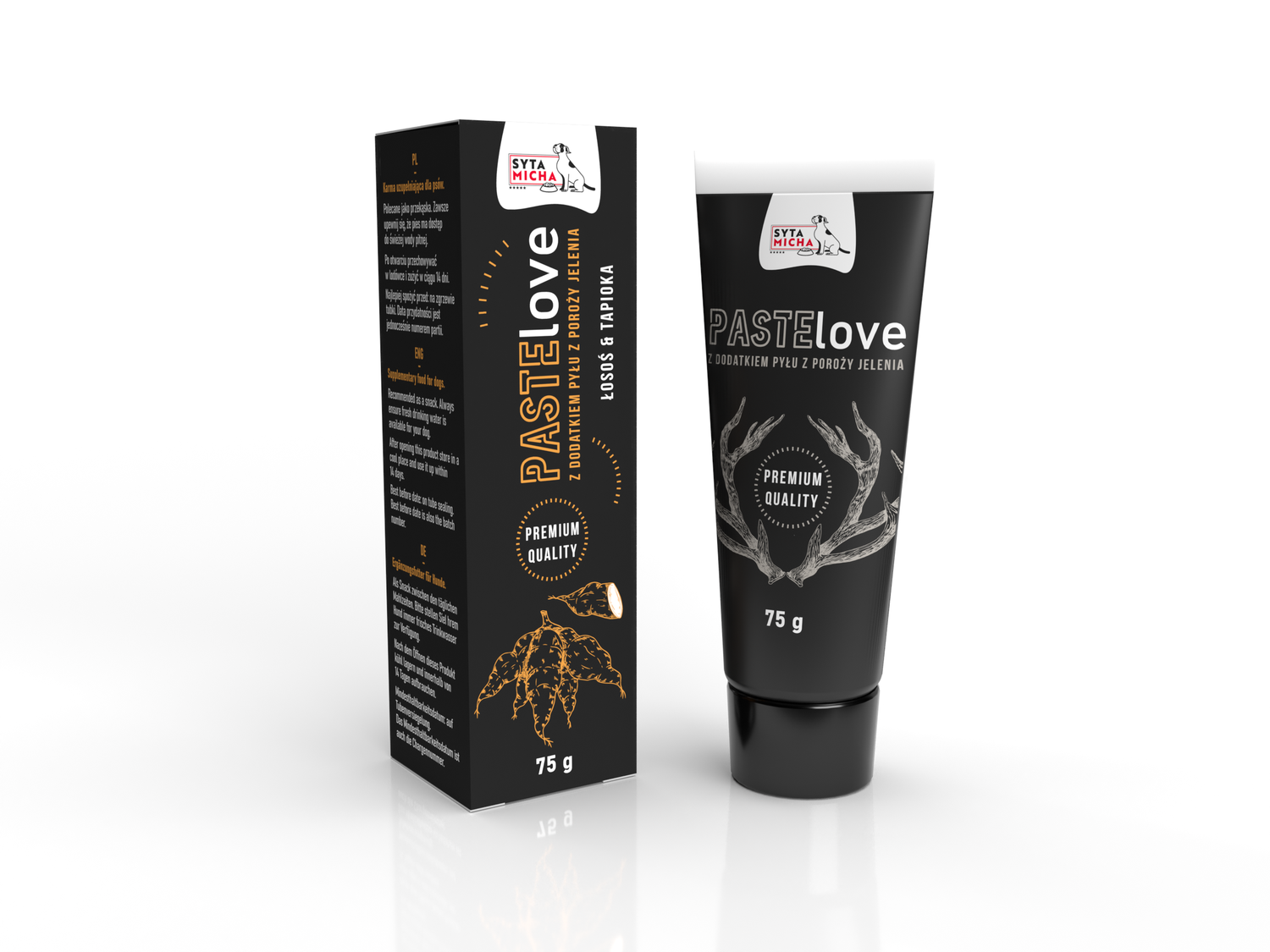 PasteLOVE - pasta di carne Salmone con tapioca 75g