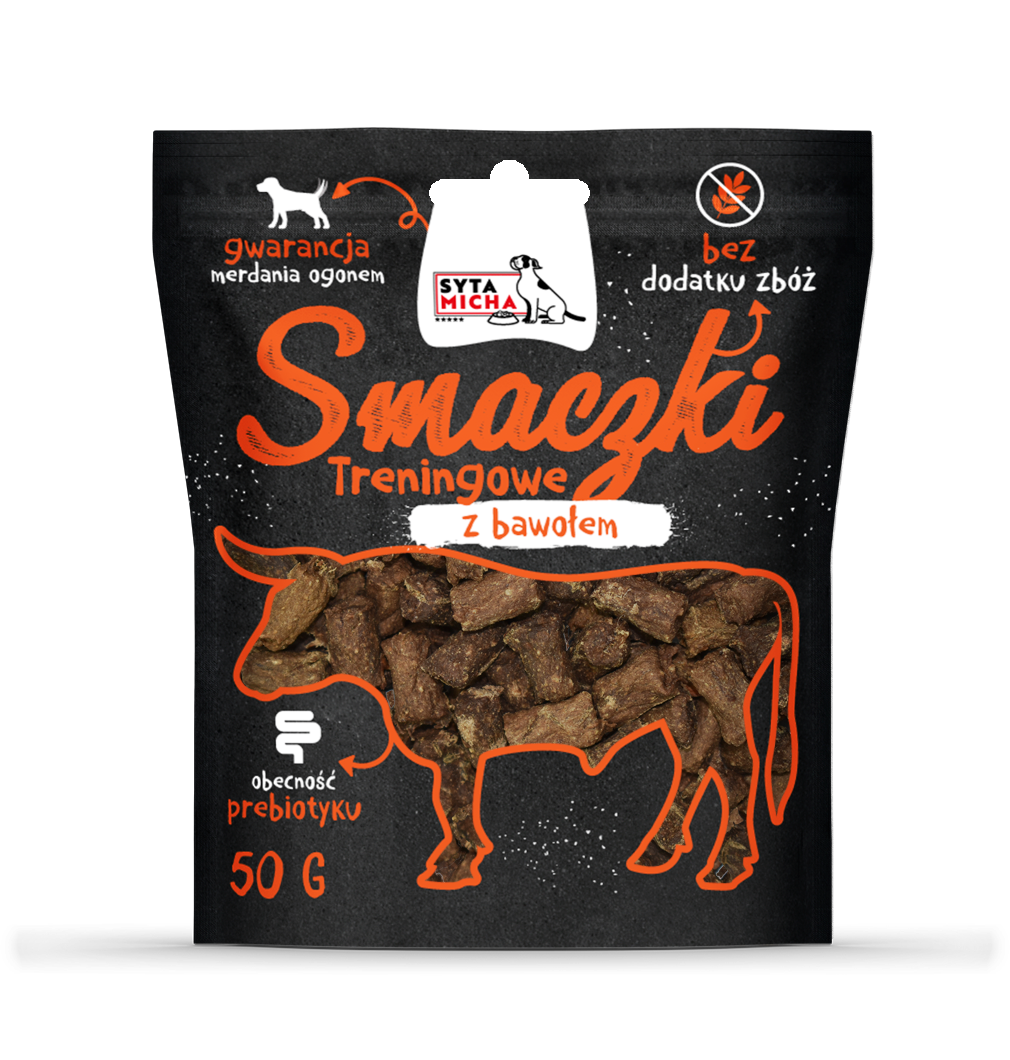 Tréning jutalomfalatok bivalyhúsból 50g